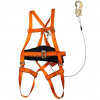 Пояс предохранительный УПС II аБД (ПП II аБД) (наплечные лямками, строп металлический трос в оболочке с амортизатором)