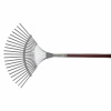 Веерные грабли c деревянным черенком, стальные, покрытые эпоксидом PALISAD LUXE 