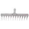 Грабли 12-зубые витые, 290 мм., нержавеющая сталь, без черенка СИБРТЕХ